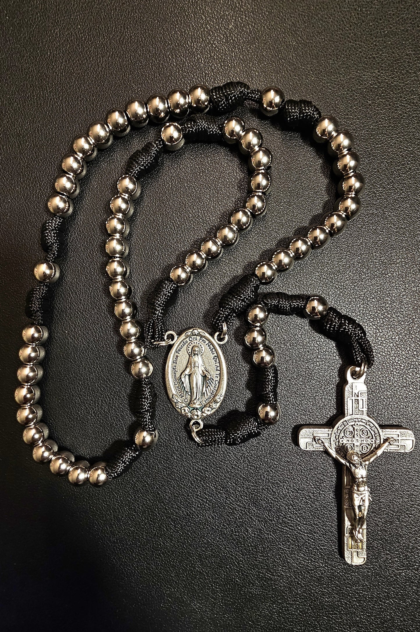 The Strength Rosary – Large Medal & Crucifix