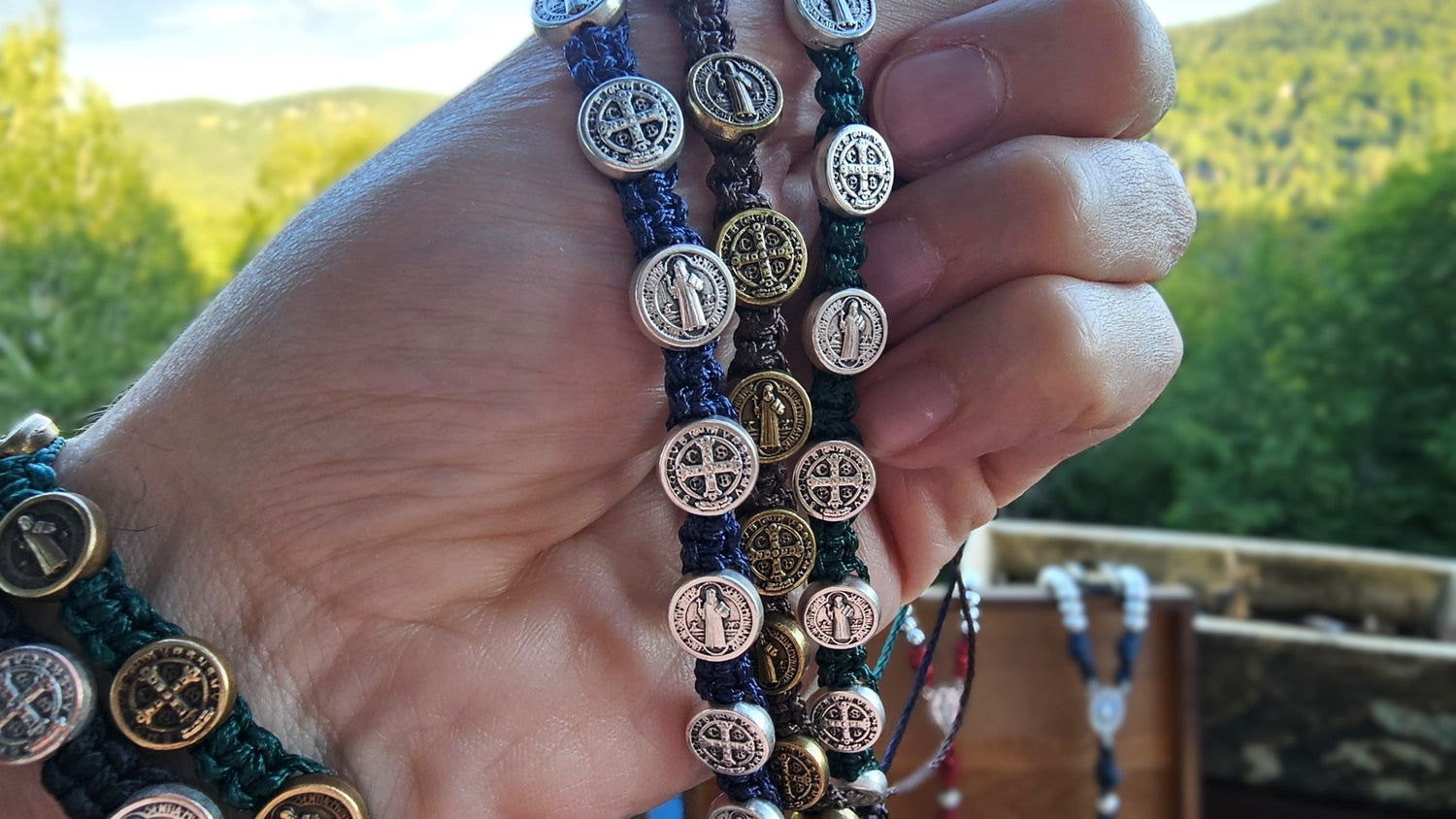 Benedictine Decade Bracelets
