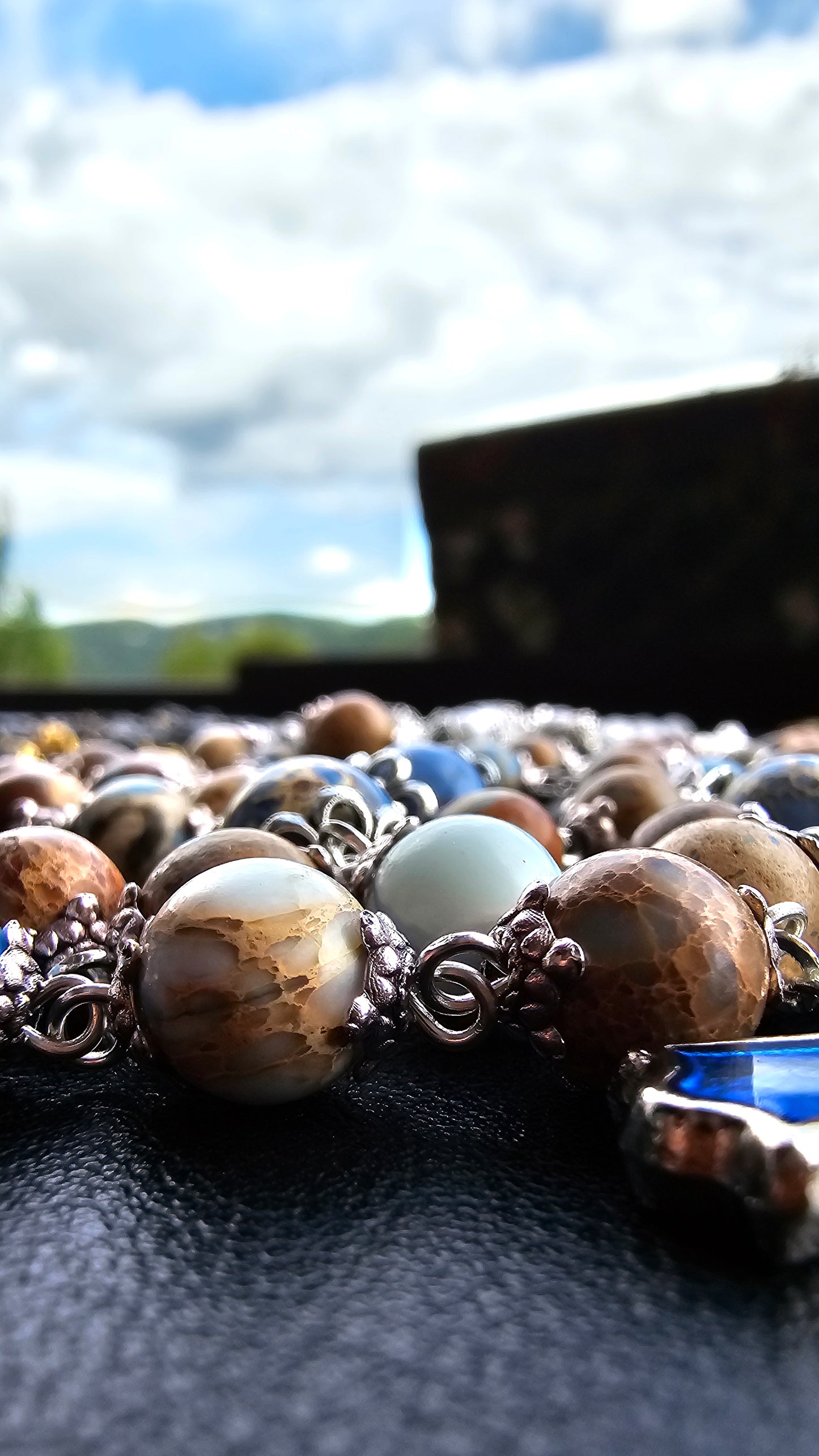 Heaven & Earth Jasper Rosary – Natural Stone Chain