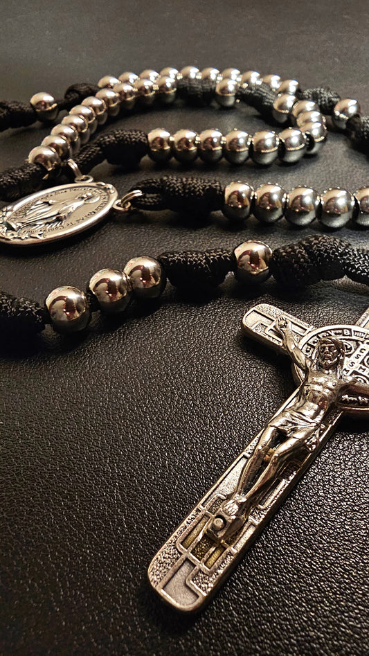 The Strength Rosary – Large Medal & Crucifix