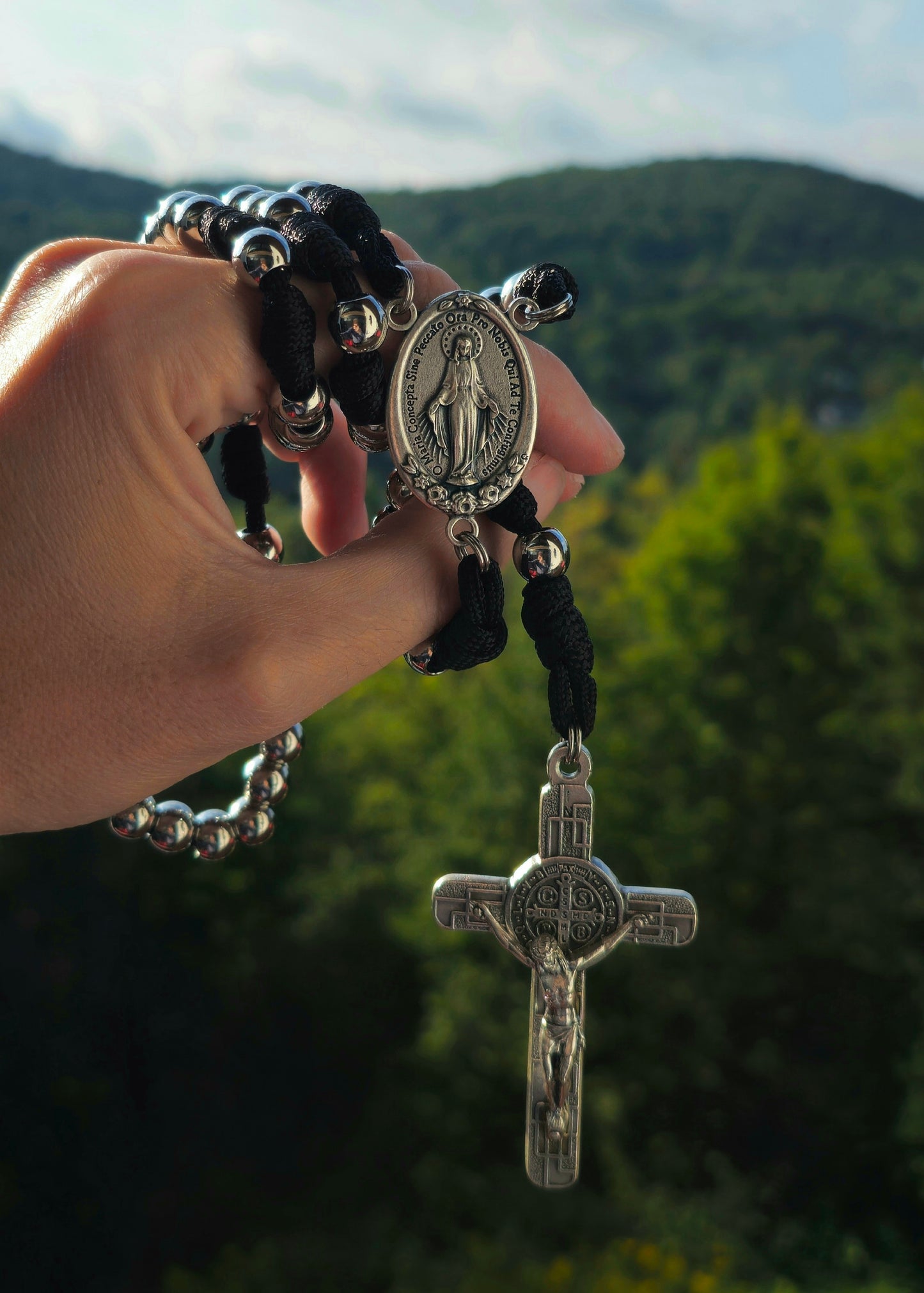 The Strength Rosary – Large Medal & Crucifix