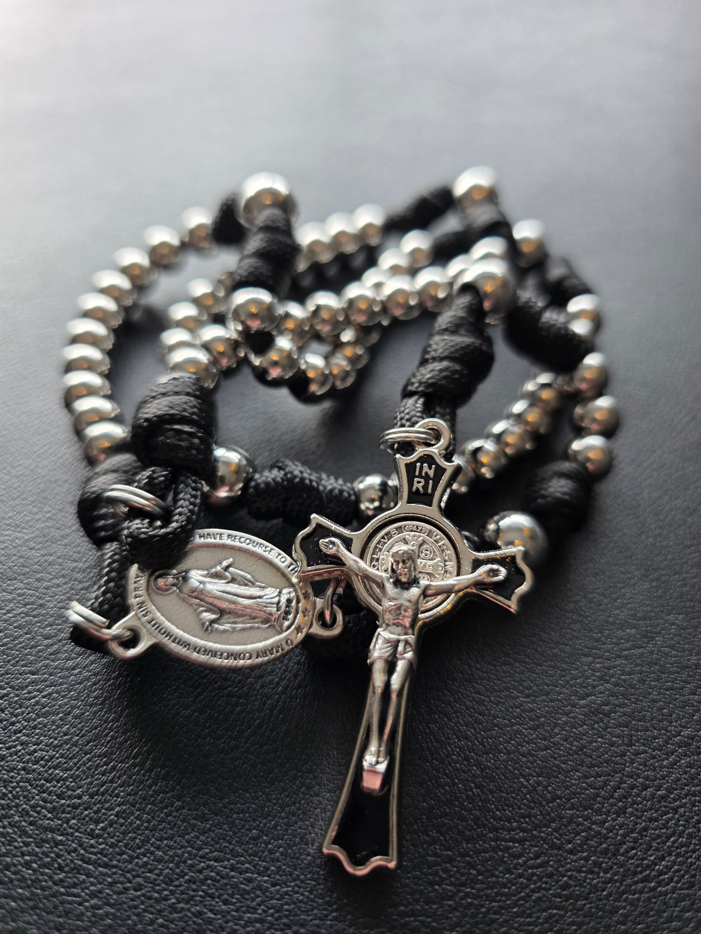 The Sentinel Argent Rosary