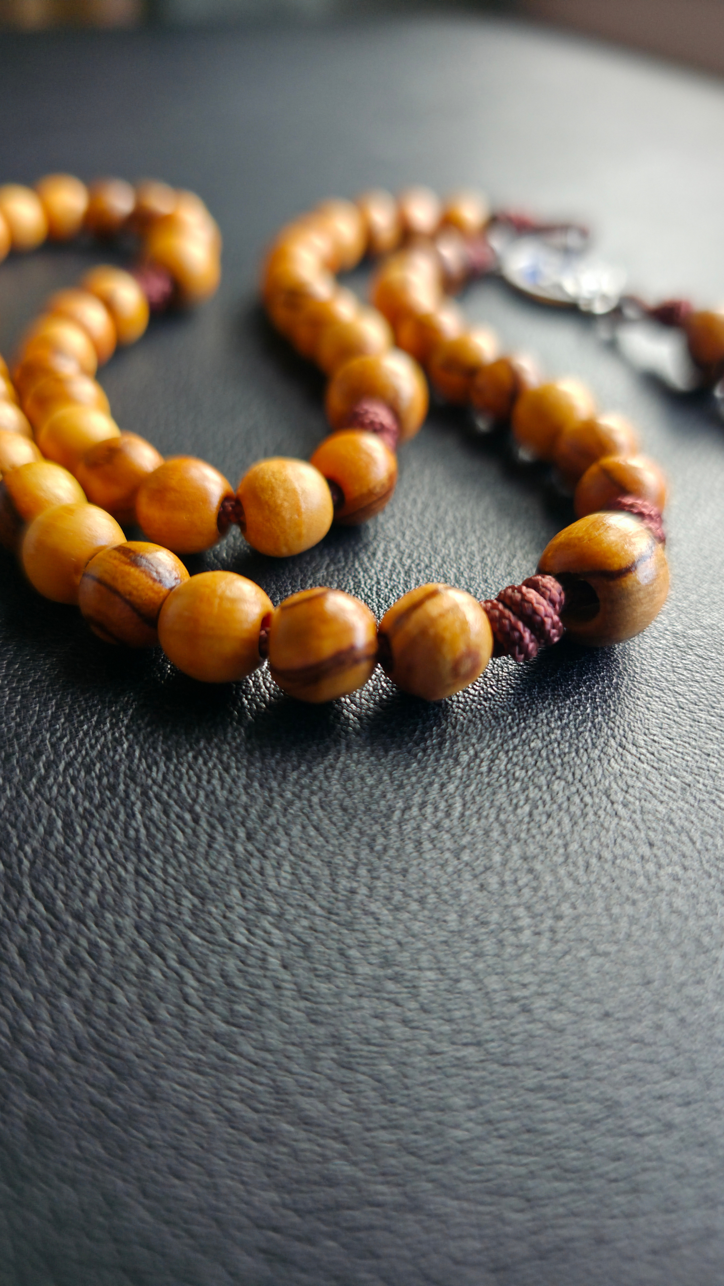 The Lignum Vitae Rosary | Hand-Carved Olive Wood from Bethlehem