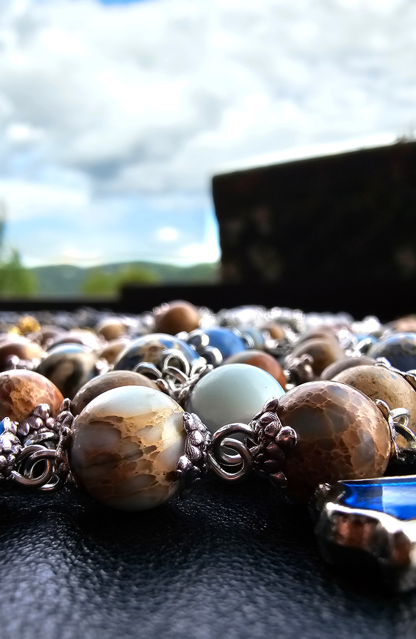 Heaven & Earth Jasper Rosary – Natural Stone Chain