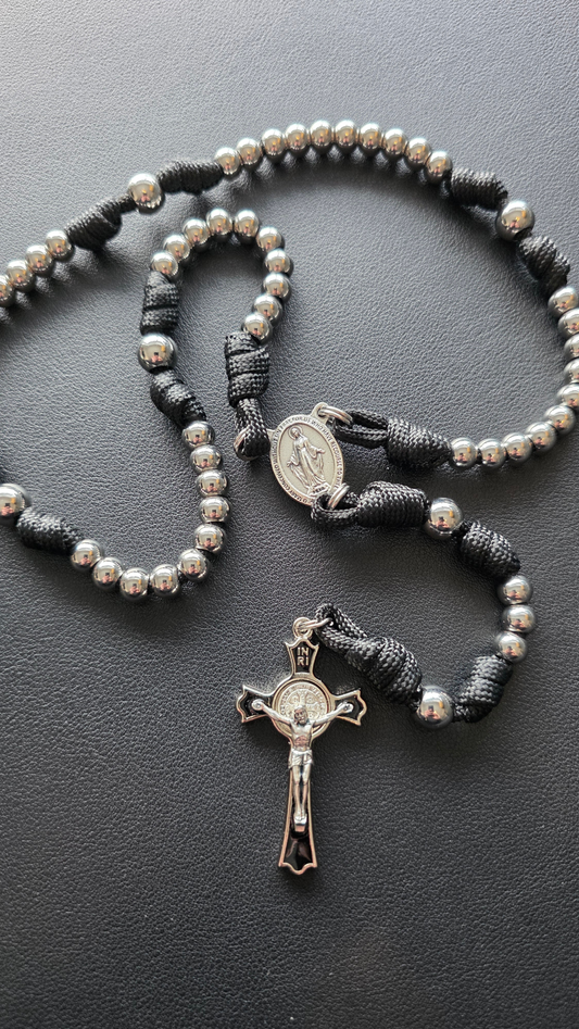 The Sentinel Argent Rosary