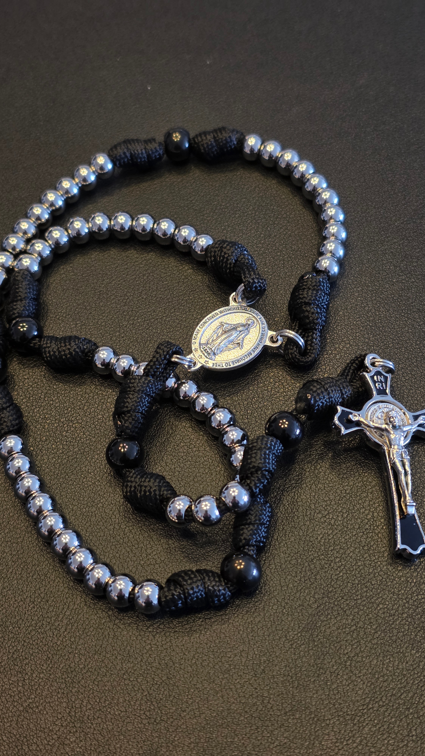 The Sentinel Noir Rosary